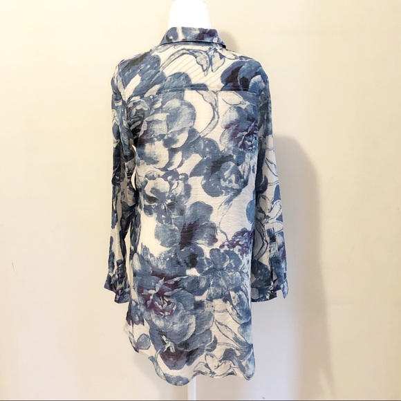 Sheer and flowy Soft Surroundings tunic - Picture 2 of 7